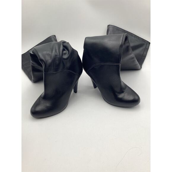 Colin Stuart Women's Black Over-The-Knee High Heel Boots Size 6 B - Picture 8 of 9